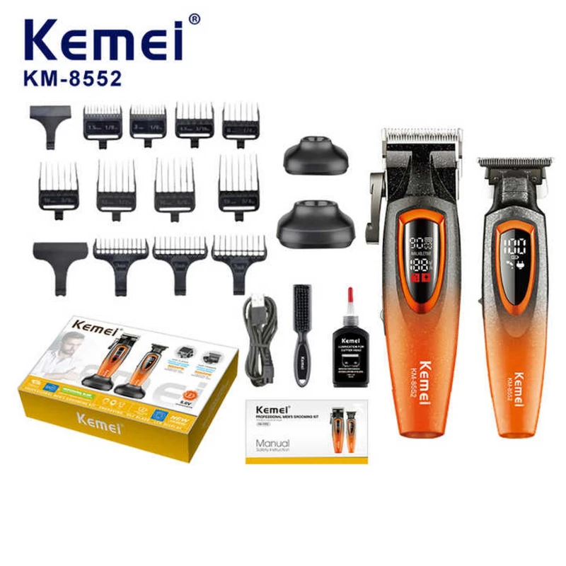 ست ماشین اصلاح حجم زن و خط زن کیمی Km-8552