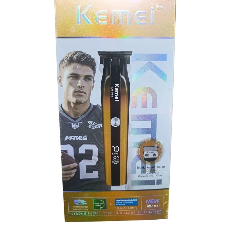 ماشین اصلاح موی سر و صورت حرفه ای شارژی کیمی مدل km-1453