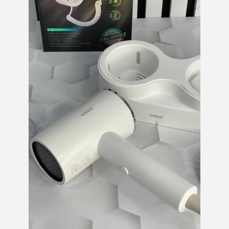 سشوار دیواری وی جی آر VGR V-407 درجه یک و با کیفیت