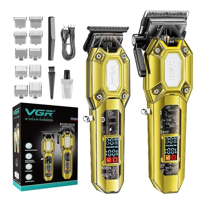 ست 2 قلو ماشین اصلاح VGR V-600 V- 900 درجه یک