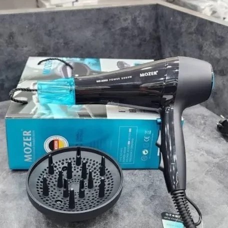 سشوار موتور سنگین MOZER مدل MZ-9953 دارای دیسپانسر درجه یک