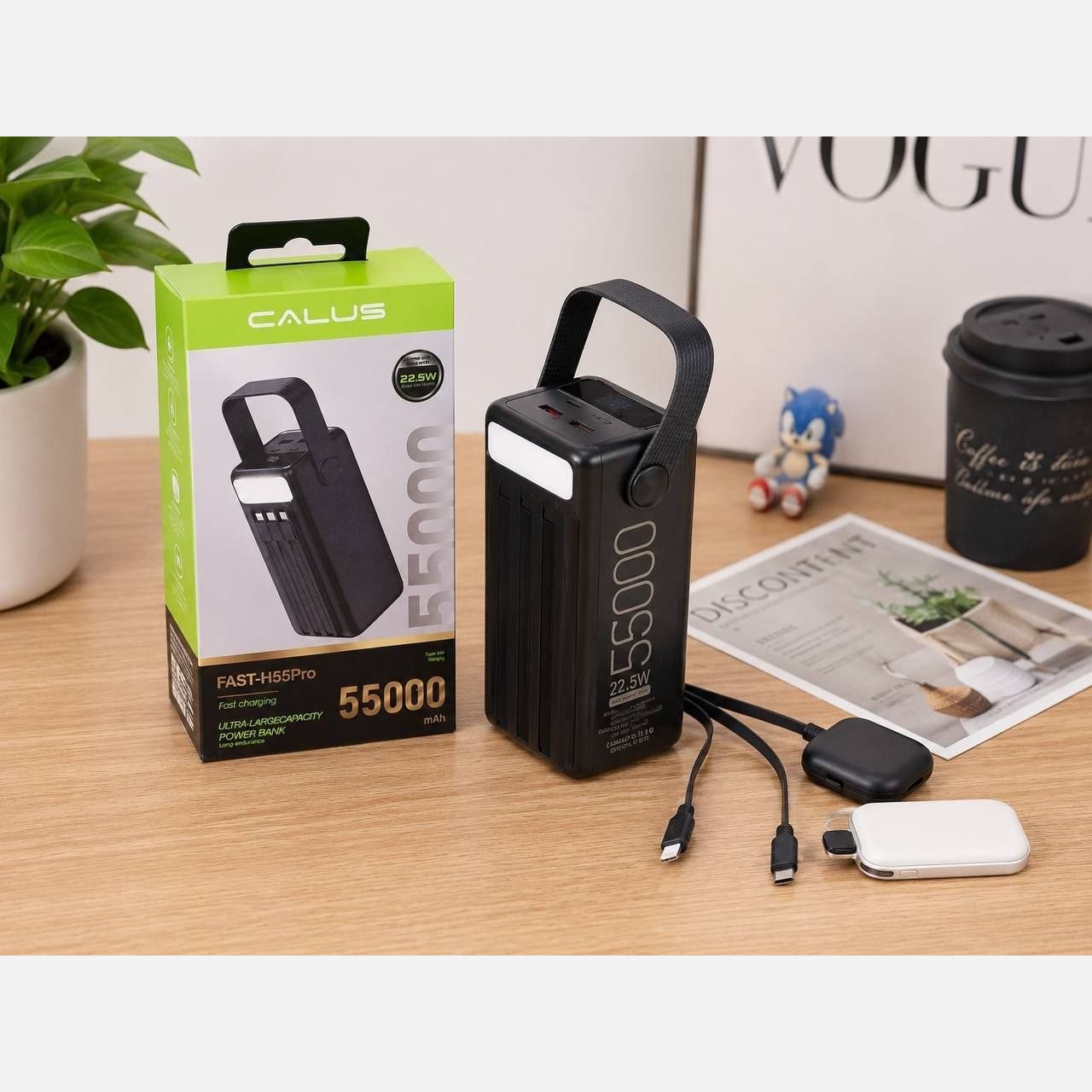 پاوربانک اورجینال 55000 CALUS FAST H55 PRO درجه یک