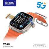 ساعت هوشمند سیمکارت خور Telzeal TC45 5G دوربین دار با حافظه داخلی 64 گیگ