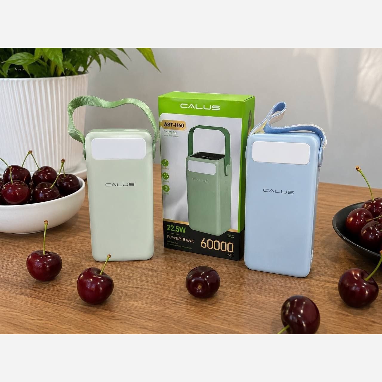 پاور بانک کالوس اصلی مدل FAST-H60 با ظرفیت 60000 میلی آمپر درجه یک و با کیفیت