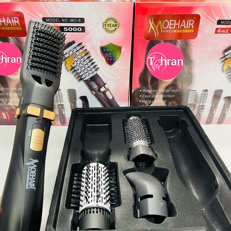 سشوار چرخشی 4 کاره 5000 وات موهایر مدل MO-8 با کیفیت