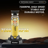 ماشین اصلاح موی سر و صورت شارژی کیمی مدل km-90-5 - طلایی