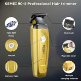 ماشین اصلاح موی سر و صورت شارژی کیمی مدل km-90-5 - طلایی
