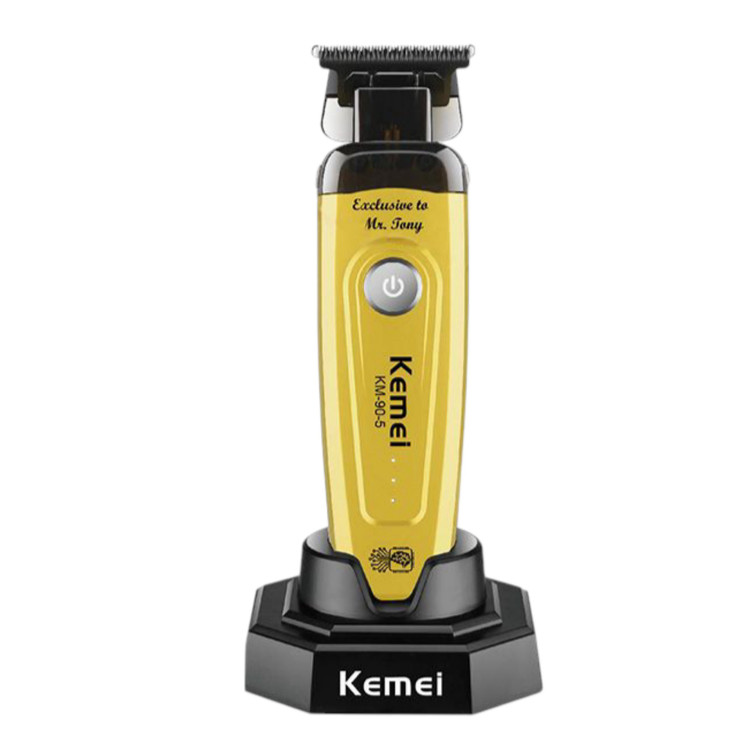 ماشین اصلاح موی سر و صورت شارژی کیمی مدل km-90-5 - طلایی