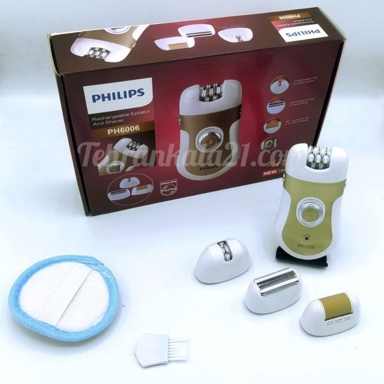 اپیلاتور 4 کاره و ضد حساسیت فیلیپس مدل PH-6006 با کیفیت