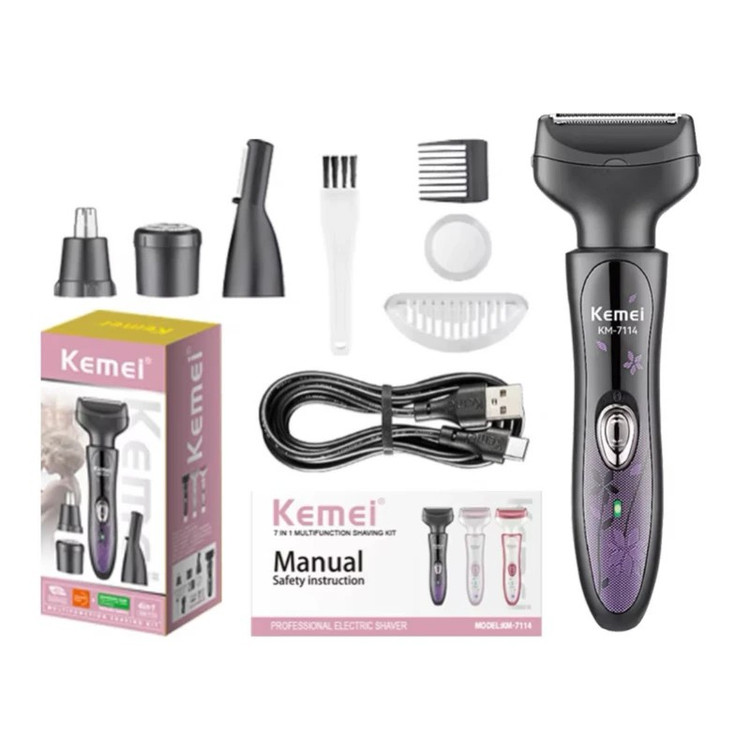 ماشین اصلاح زنانه کیمی مدل KM-7114 keme