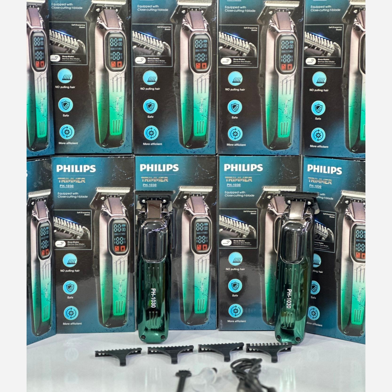 خط زن سر و صورت فیلیپس ضدآب مدل PH-1030 دیجیتالی با کیفیت