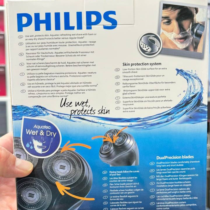 ریش تراش سه تیغ فیلیپس philips مدل AT899 درجه یک