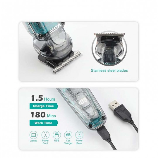 ماشین اصلاح 2 کاره وی جی آر مدل VGR V-949 با کیفیت
