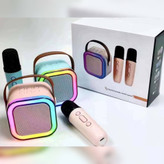 اسپیکر میکروفون دار TK12 بلوتوث دار و چراغ دار در رنگبندی مختلف