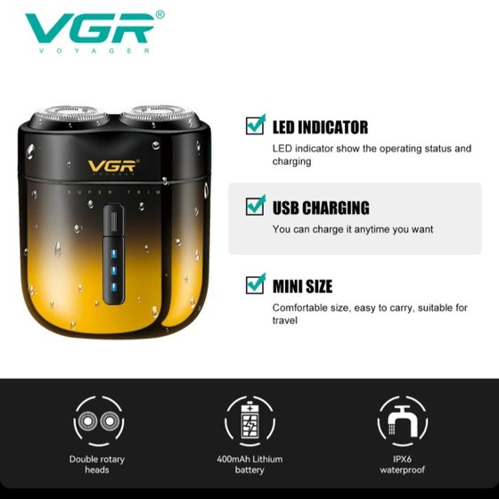 شیور ضد آب وی جیبی وی جی ار مدل V-348
