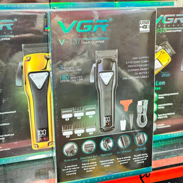 ماشین اصلاح وی جی ار مدل vgr v 137 بسیار پر قدرت و با کیفیت و درجه یک
