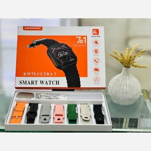 ساعت هوشمند طرح اپل واچ اولترا KEQIWEAR مدل KW78 ultra3