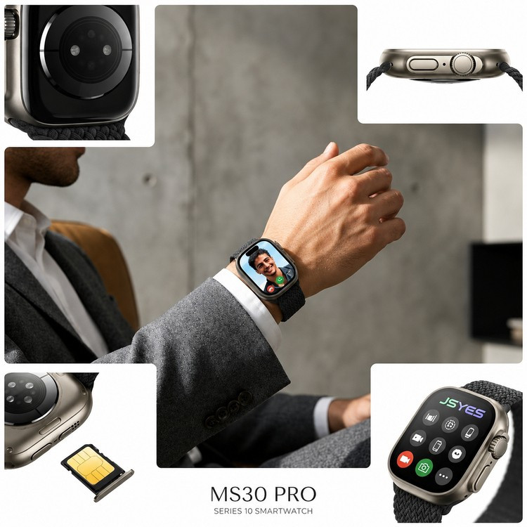 ساعت هوشمند سیمکارت خور JSYES مدل MS30 Pro - دارای دوربین