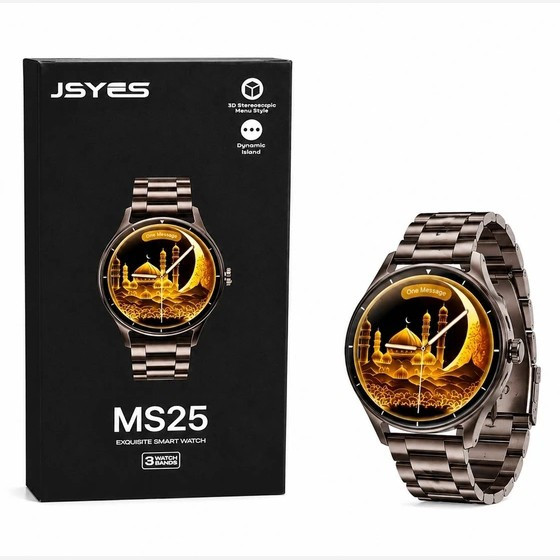 ساعت هوشمند صفحه گرد JSYES مدل MS25