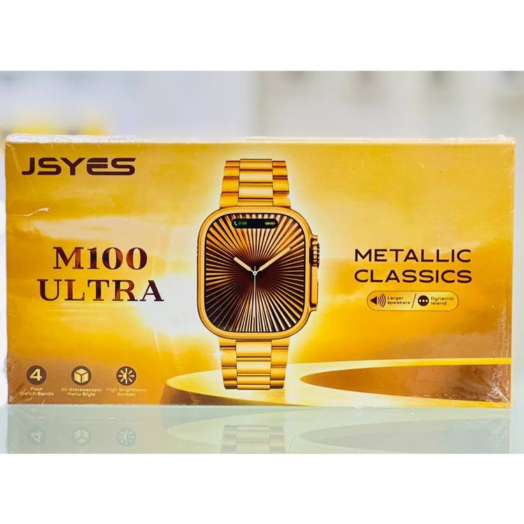 ساعت هوشمندJSYES مدل M100 Ultra - گلد