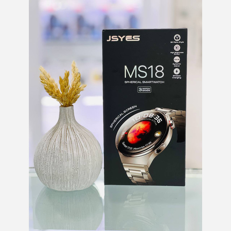 ساعت هوشمند صفحه گرد JSYES مدل MS18