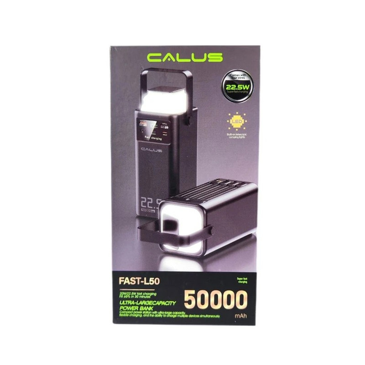 پاوربانک کالوس مدل FAST-L50 ظرفیت 50000 میلی آمپر