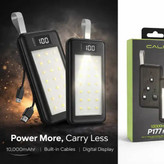 پاوربانک CALUS ظرفیت 10000 میلی آمپر مدل P177 Max - دارای چراغ LED قوی