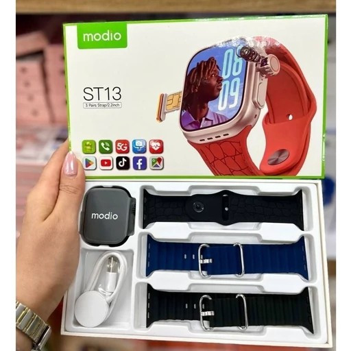 ساعت هوشمند سیمکارت خور مدل MODIO ST13 - دوربین دار - حافظه 64 گیگ