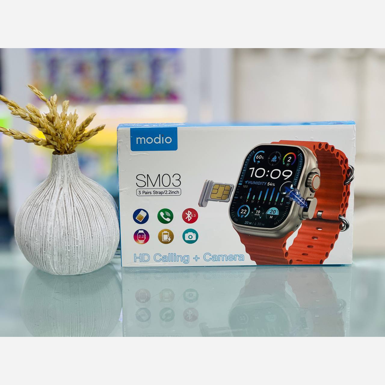ساعت هوشمند سیمکارت خور و دوربین دار مدل Modio SM03