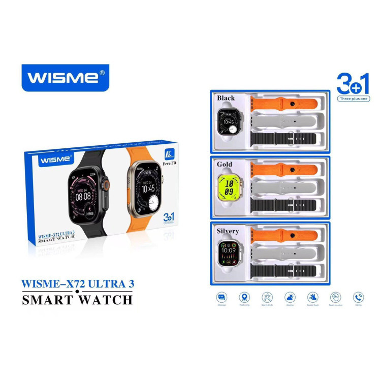 ساعت هوشمند Wisme مدل Wisme-X72 Ultra3