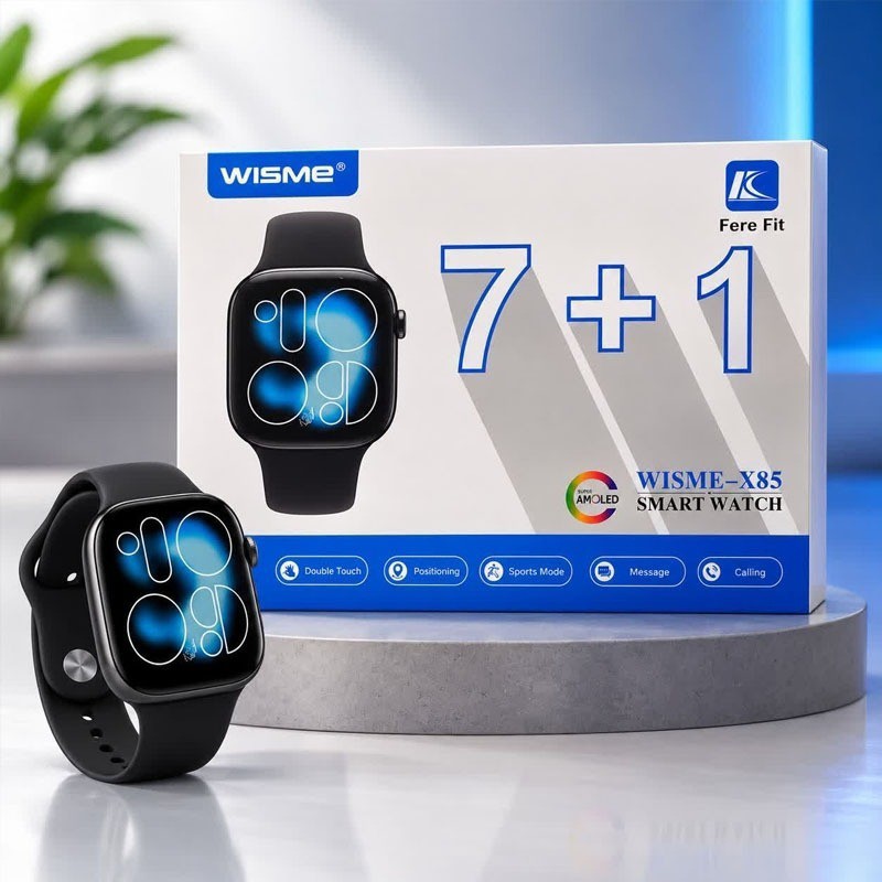 ساعت هوشمند WISME X85 - دارای 7 عدد بند متنوع