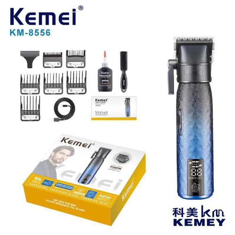 ماشین اصلاح موی سر و صورت شارژی کیمی مدل KM-8556 درجه یک