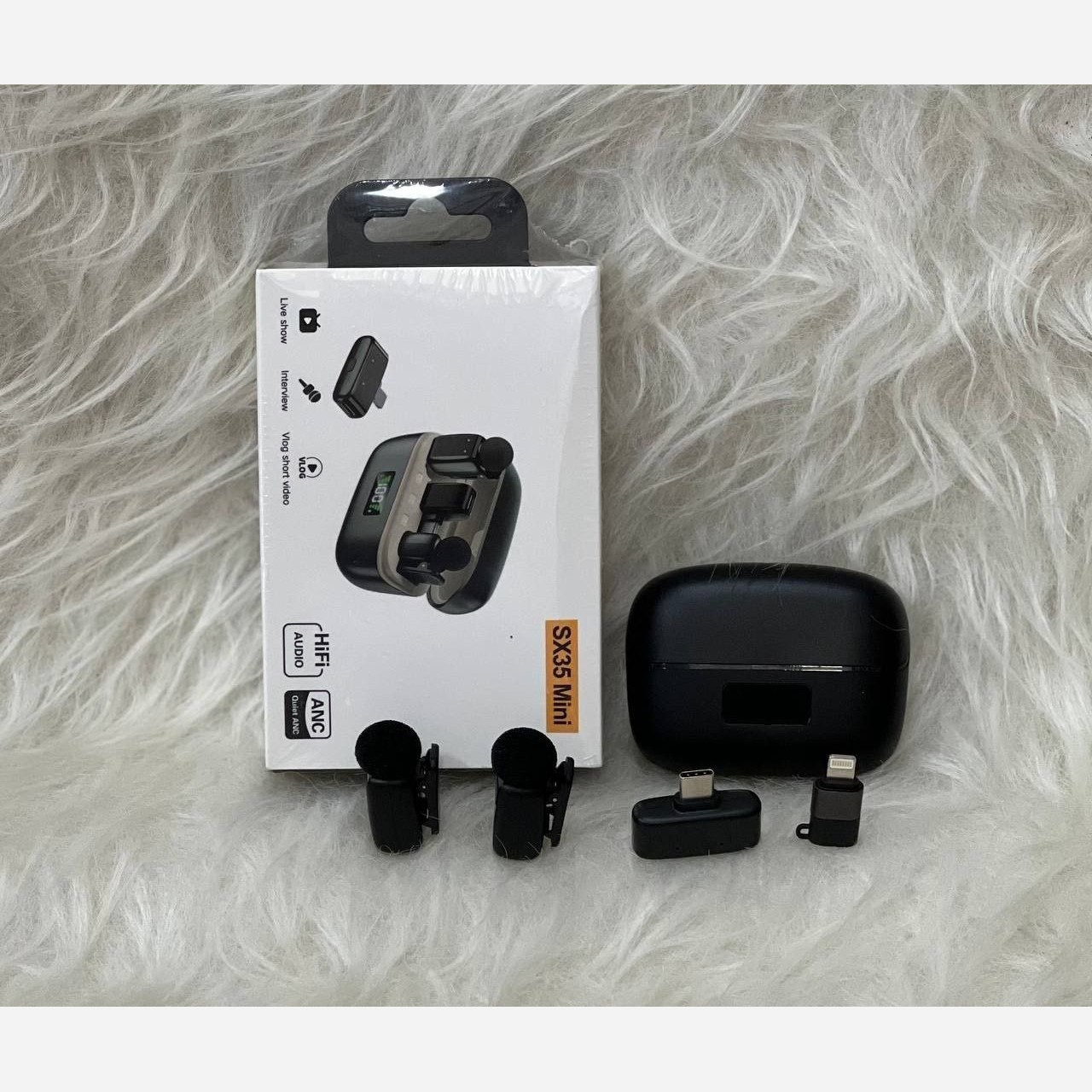 میکروفون یقه ایی اصلی دو کاره دو میکروفونه ایفون و TPC مدل SX35