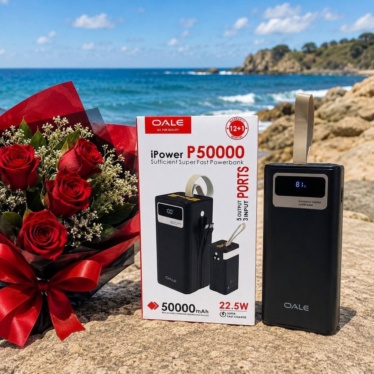 پاوربانک 50000 میلی آمپر OALE iPower P50000جدید
