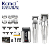 ست ماشین اصلاح کیمی مدل KM-1798 و KM-3023 و KM-T402