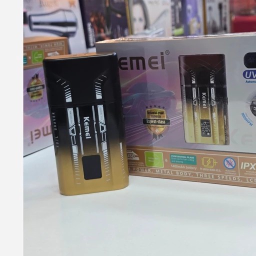 شیور کیمی KM-T418 پر قدرت ترین و با کیفیت ترین شیور که اشعه UV هم داره