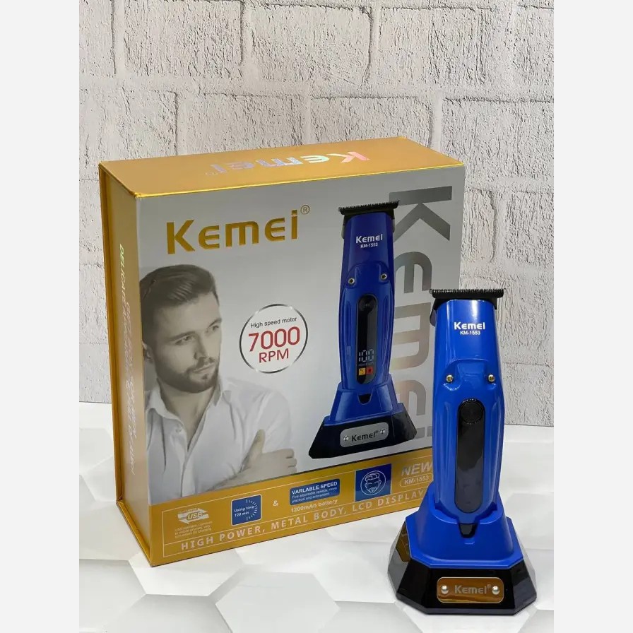 ماشین اصلاح موی سر و صورت کیمی مدل Kemei KM-1553