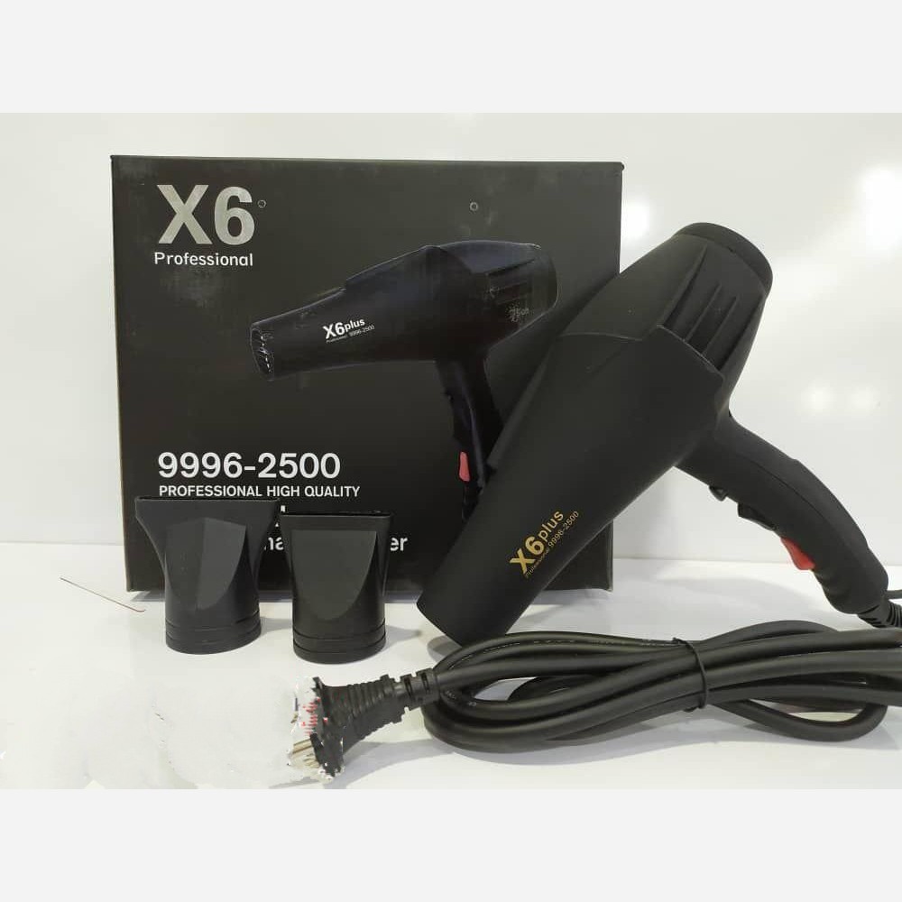 سشوار حرفه ای سالنی مدل X6 قدرت 2800W با کیفیت و درجه یک