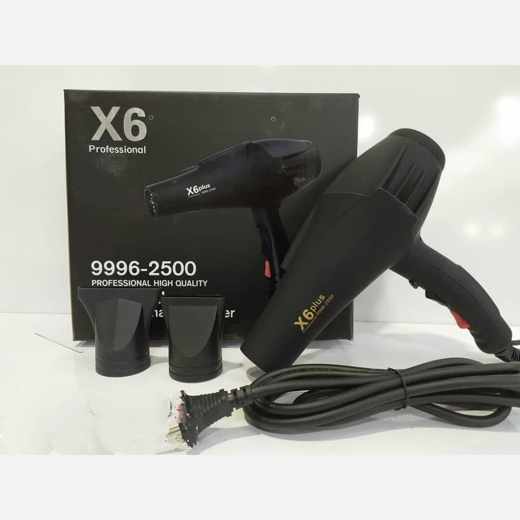 سشوار حرفه ای سالنی مدل X6 قدرت 2800W با کیفیت و درجه یک