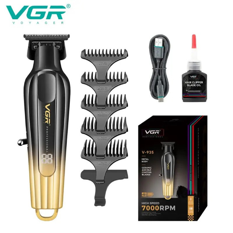 ماشین اصلاح سر و صورت وی جی آر مدل V-935 درجه یک
