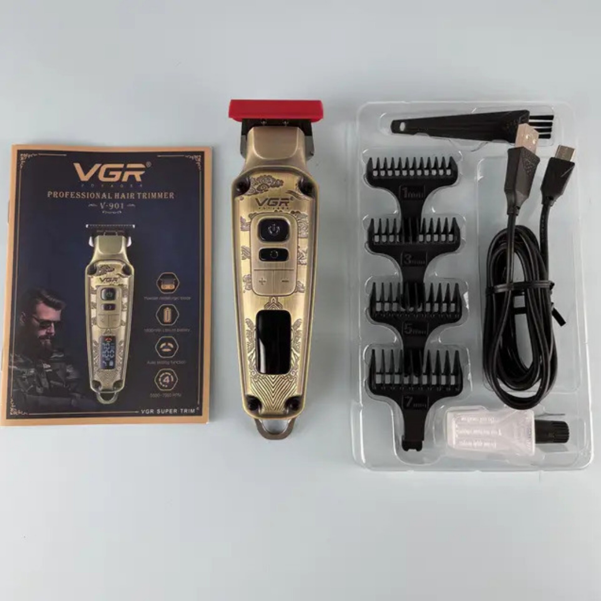 ماشین اصلاح وی جی ار مدل vgr v-901 اصلی و با کیفیت درجه یک وبا