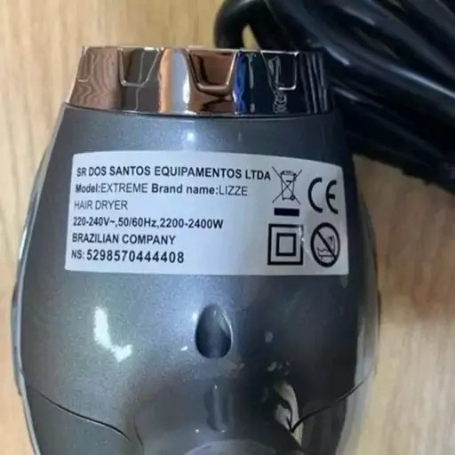 سشوار حرفه ای لیز 2400 وات مدل Extreme Lizze Extreme 2400 Watts Hair Dryer اصلی و اورجینال